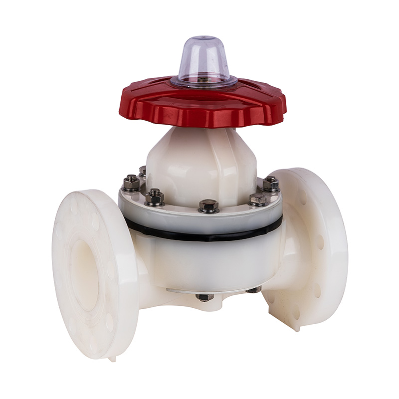 صمام الحجاب الحاجز ذو الحواف PVDF G41F-10F DN20-150 20A-150A JIS Standard