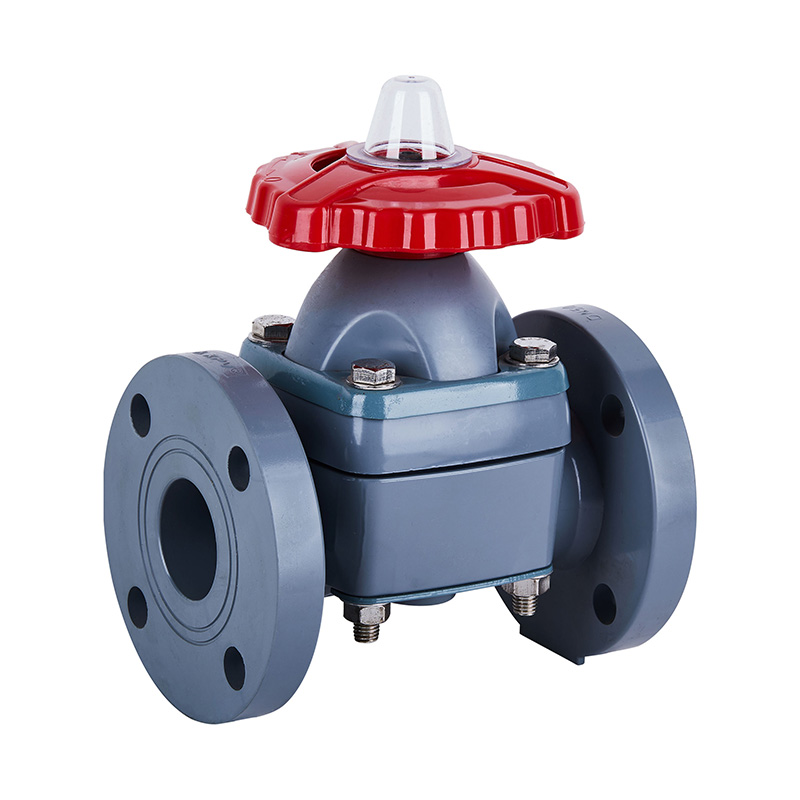 صمام الحجاب الحاجز ذو الحواف PVC-C G41F-10VDN20、DN32-150 20A、32A-150A JIS Standard