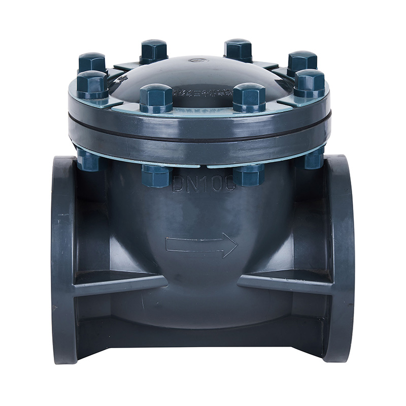 صمام فحص من النوع المتأرجح PVC-U H44F-10U DN15-300 GB قياسي