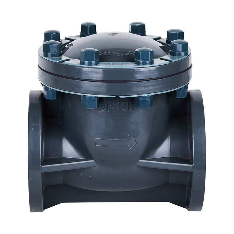 صمام فحص من النوع المتأرجح PVC-U H44F-10U DN15-300 1/2'-12' معيار ANSI