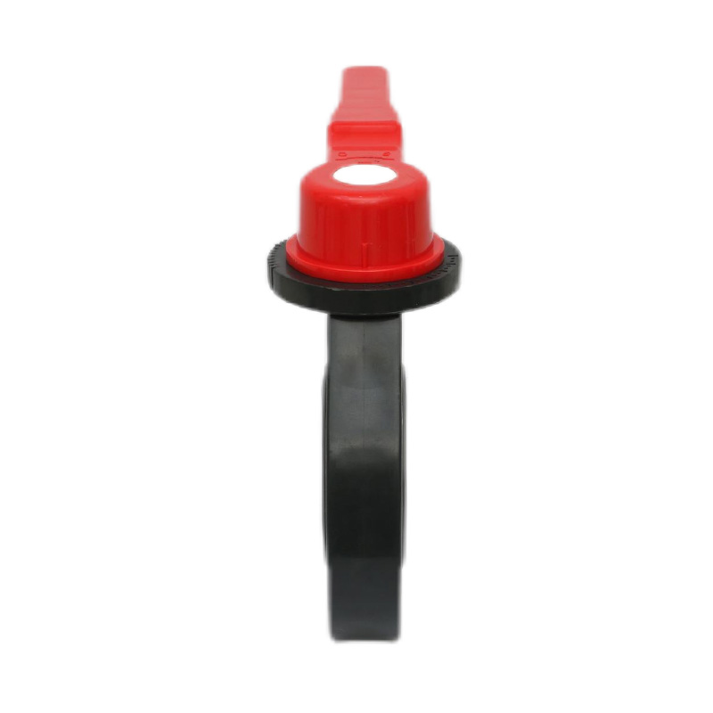 صمام الفراشة بمقبض FRPP D71X-10S DN15-200 GB قياسي