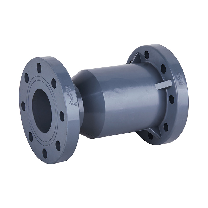 صمام فحص عمودي PVC-C H41F-10V DN15-300 GB قياسي