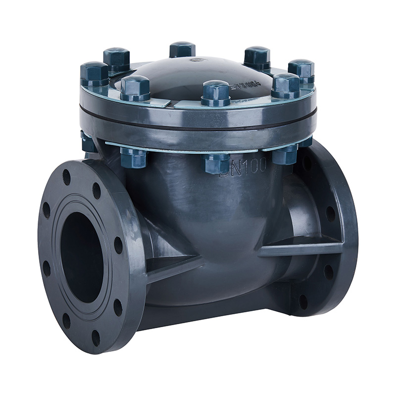 صمام فحص من النوع المتأرجح PVC-U H44F-10U DN15-300 1/2'-12' معيار ANSI