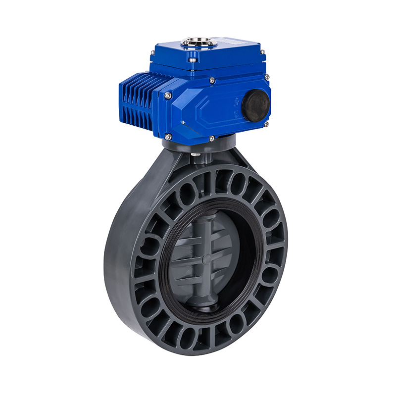 صمام الفراشة الكهربائي FRPP D971X-10S DN40-1000 40A-1000A JIS Standard