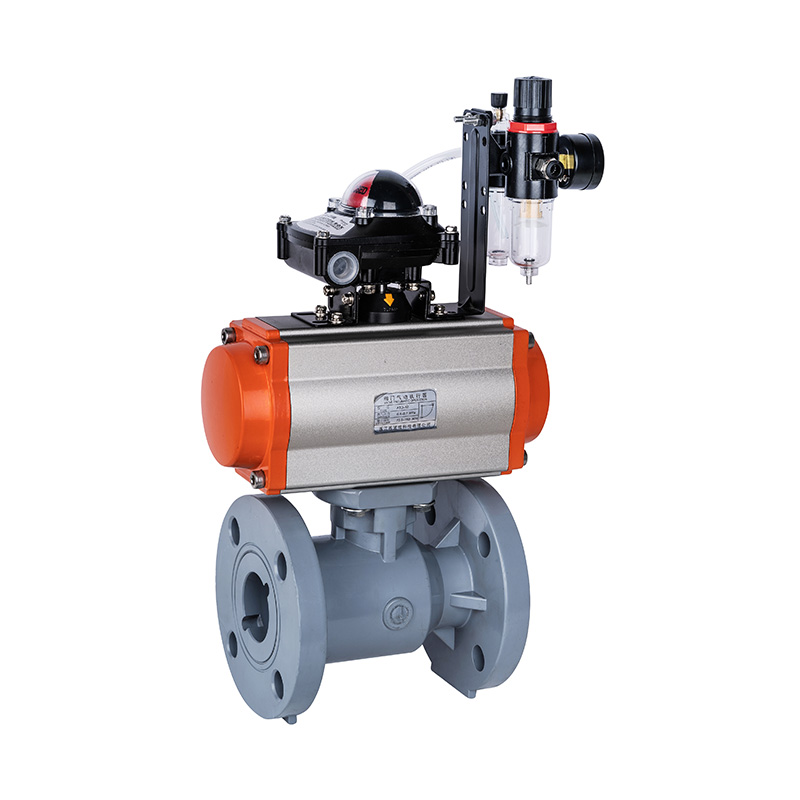 صمام كروي ذو شفة هوائية PVC-C Q641F-10V DN15-300 GB قياسي صمام كروي ذو شفة هوائية PVC-C Q641F-10V DN15-300 GB قياسي