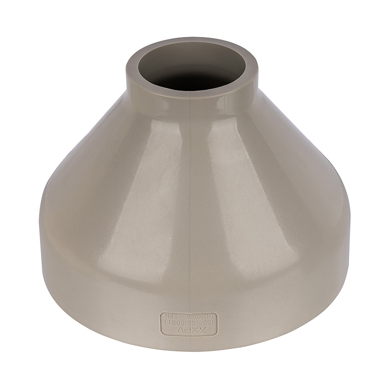 مخفض اللحام الطرفي PPH DN50*40-300*250 جيجابايت قياسي مخفض اللحام الطرفي PPH DN50*40-300*250 جيجابايت قياسي