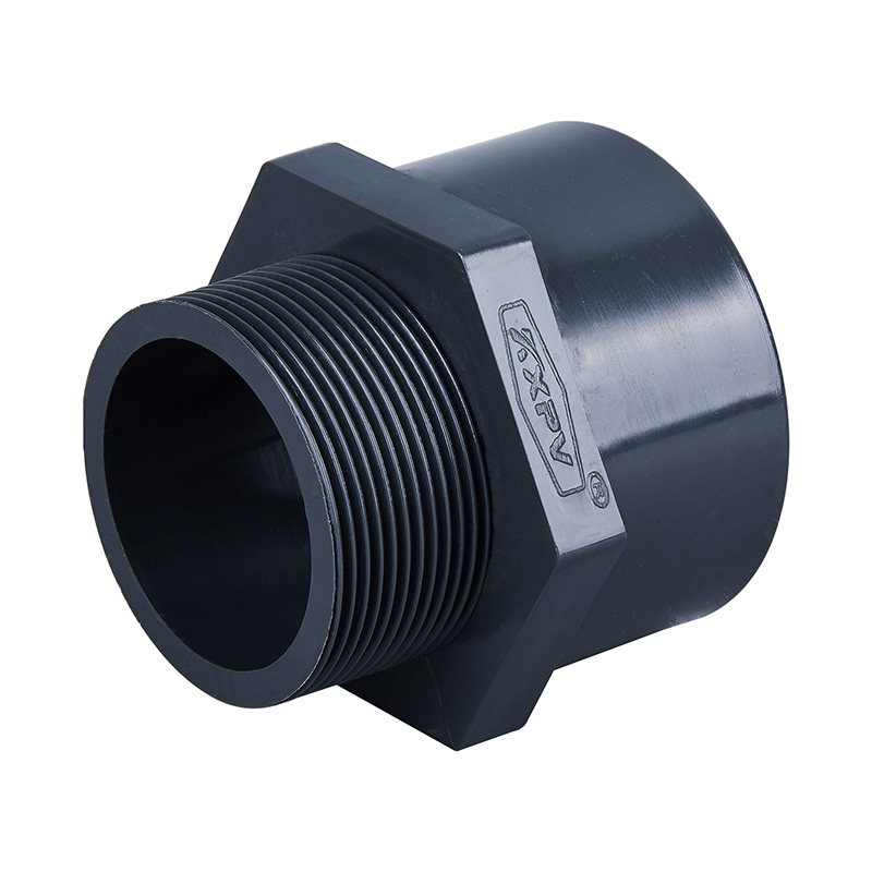 محول PVC-U ذكر ملولب DN15-50 جيجابايت قياسي محول PVC-U ذكر ملولب DN15-50 جيجابايت قياسي